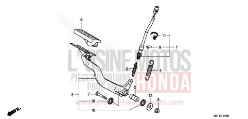 PEDALE NSA700A8 de 2008